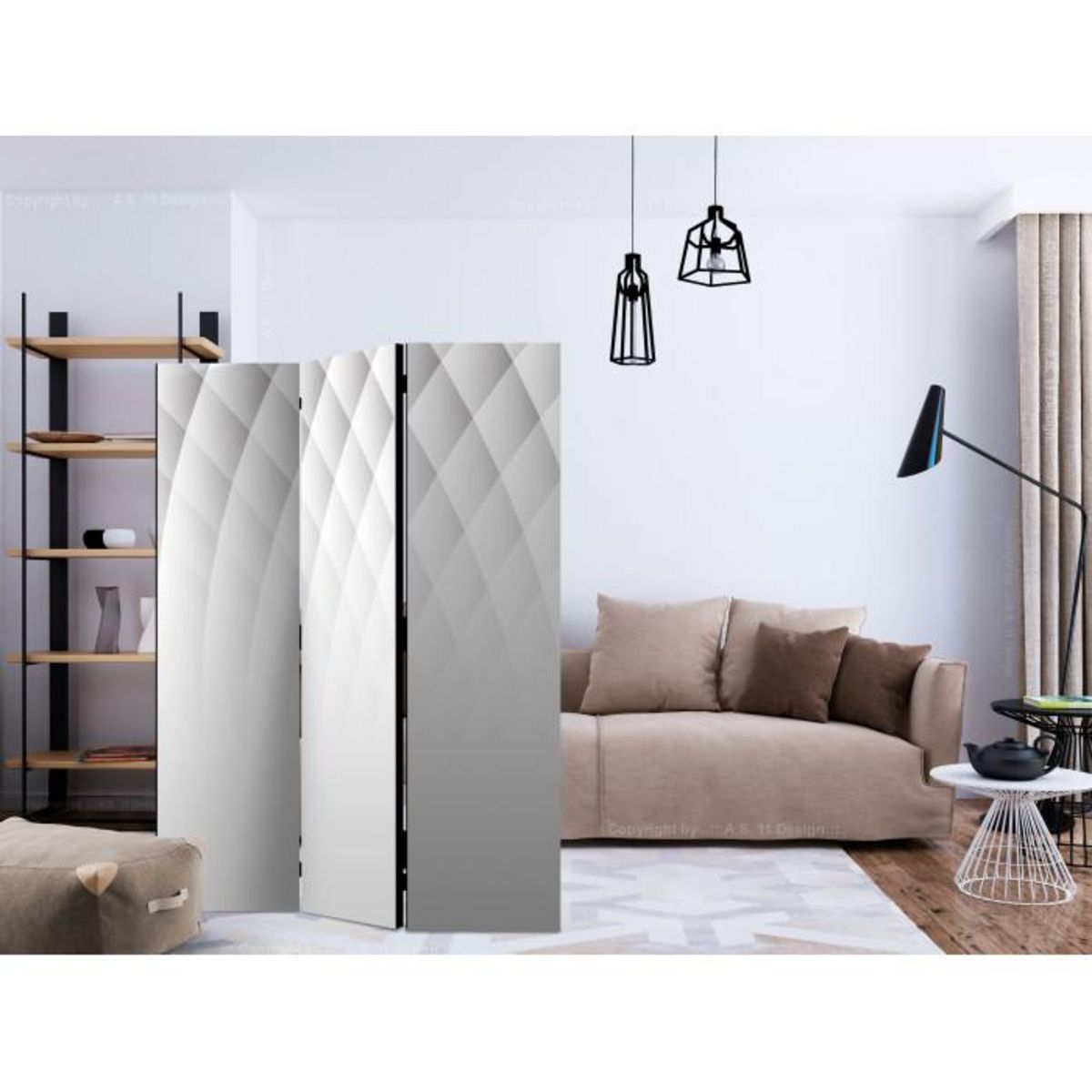 Paris Prix Paravent 3 Volets  Structure of Light  135x172cm