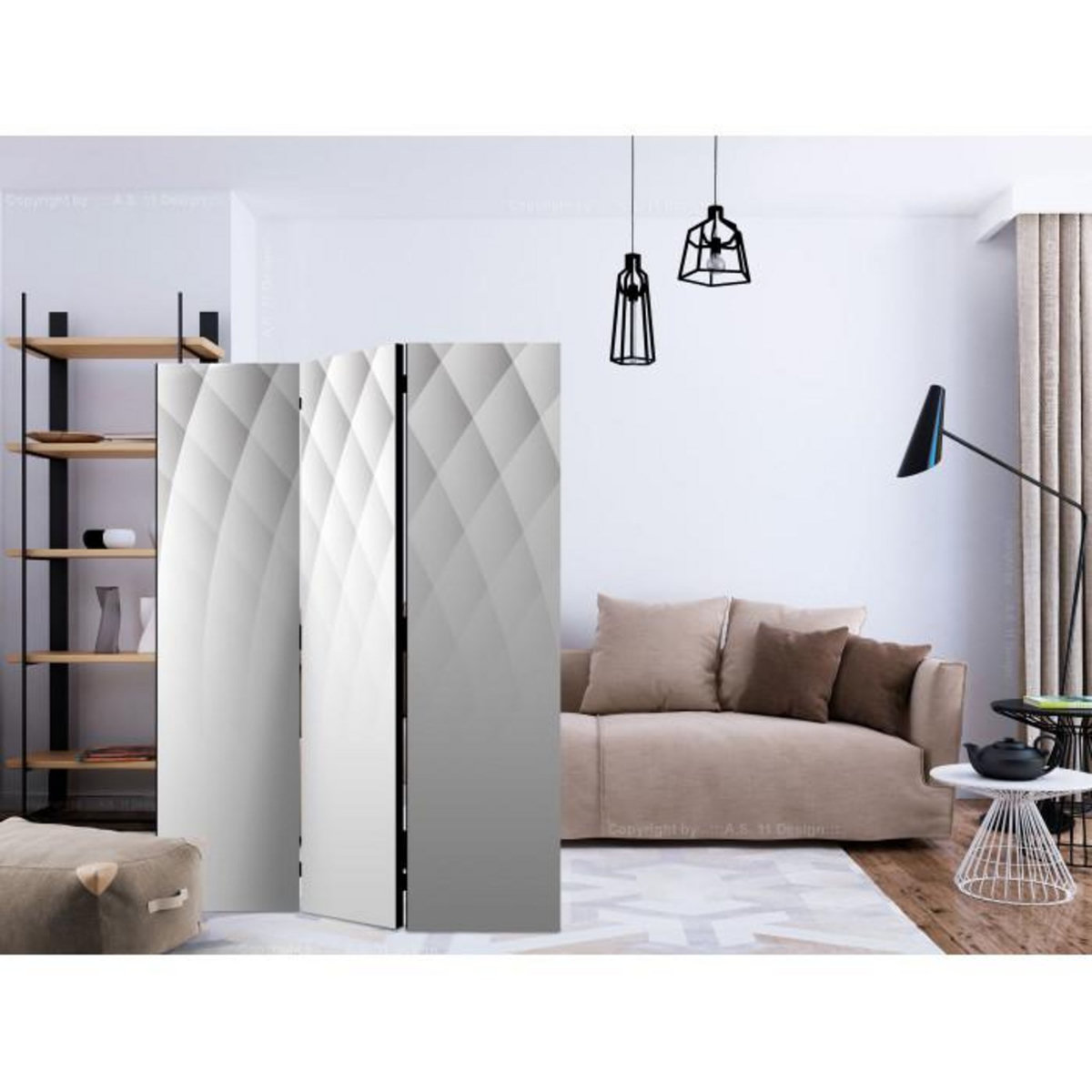 Paris Prix Paravent 3 Volets  Structure of Light  135x172cm