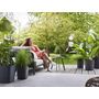 Voir la diapositive 6 : ELHO Pot de fleurs carré extérieur/intérieur 38 x 38 cm Elho Aqua Care Greensense gris charbon