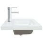 Voir la diapositive 4 : VIDAXL Lavabo encastre avec robinet 101x39x18 cm Ceramique Blanc