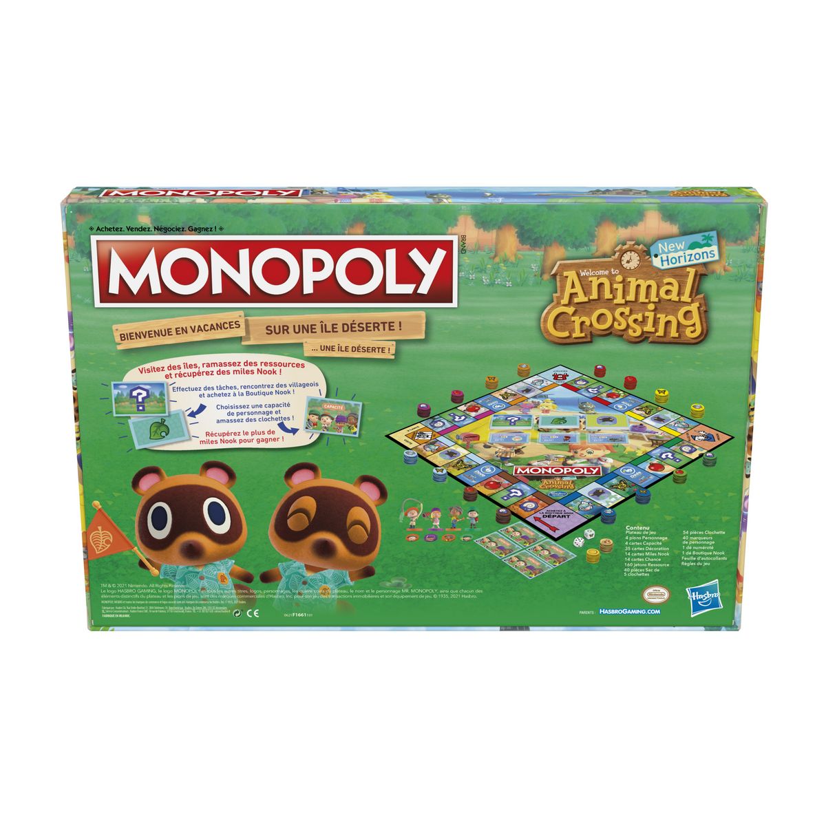 HASBRO Jeu Monopoly Animal Crossing 