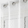 Voir la diapositive 2 : Paris Prix Rideau Voilage à Œillets Maille  Odilia  140x280cm Blanc