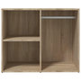 Voir la diapositive 3 : VIDAXL Armoire de dressing Chene Sonoma 80x40x65 cm Bois d'ingenierie
