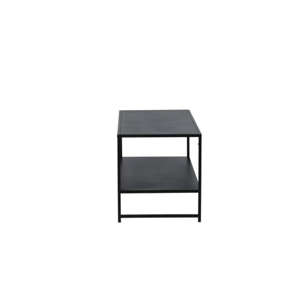 Paris Prix Table Basse Avec Étagère  Staal  102cm Noir