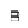 Voir la diapositive 2 : Paris Prix Table Basse Avec Étagère  Staal  102cm Noir