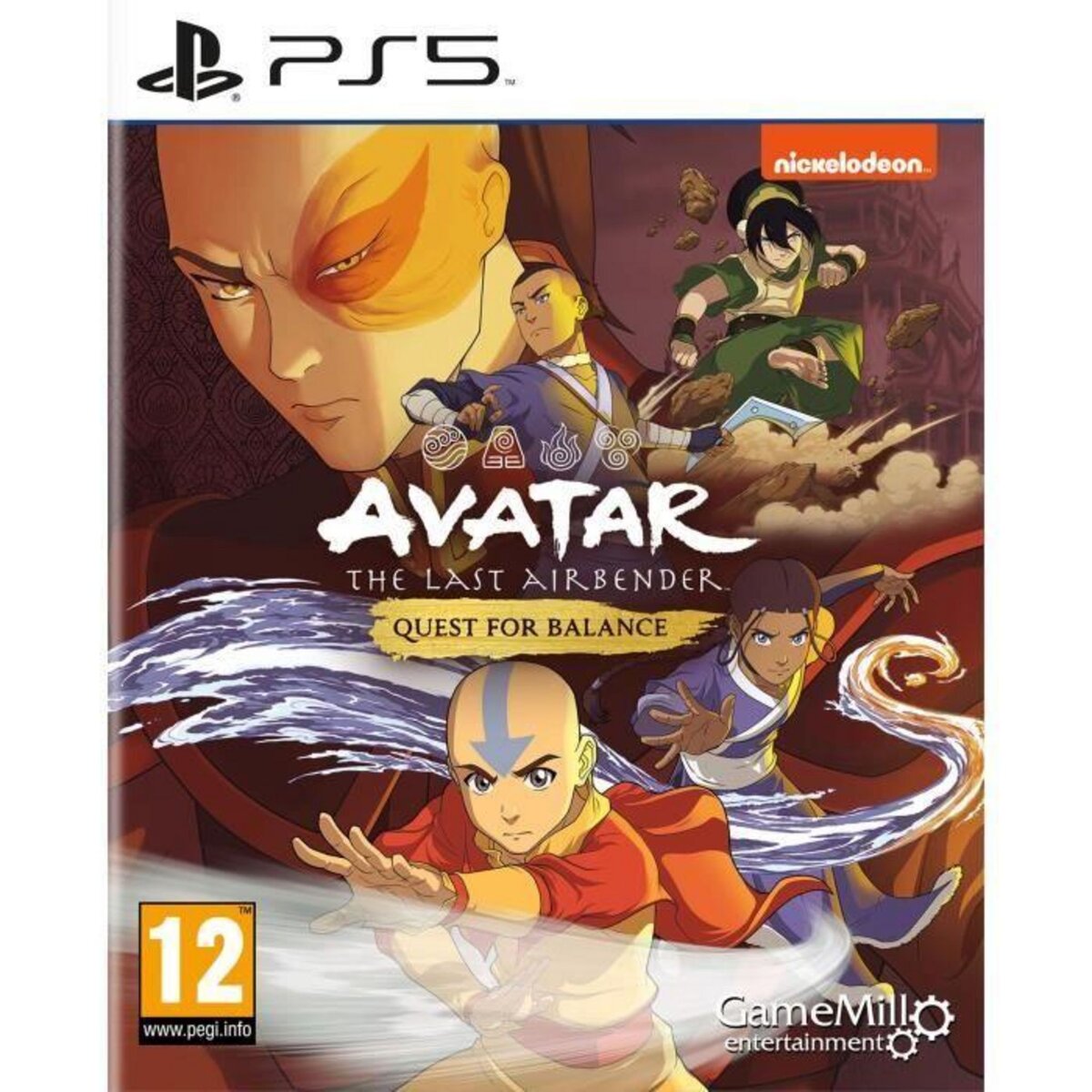 Avatar The Last Airbender Quest for Balance - Jeu PS5 pas cher