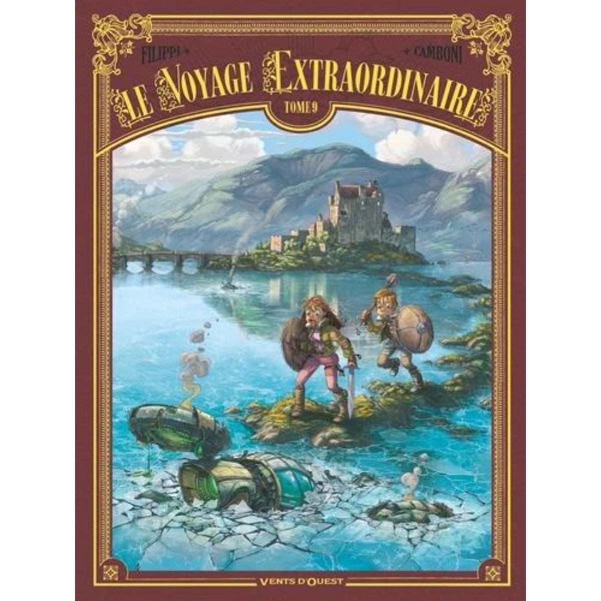 LE VOYAGE EXTRAORDINAIRE TOME 9 : CYCLE 3 - VINGT MILLE LIEUES SOUS LES GLACES. 3/3, Filippi Denis-Pierre