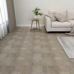 VIDAXL Dalles de plancher autoadhesives 55 pcs PVC 5,11 m^2 gris