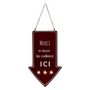 Voir la diapositive 2 : FEERIC LIGHT & CHRISTMAS Décoration Lumineuse  Flèche  40cm Rouge