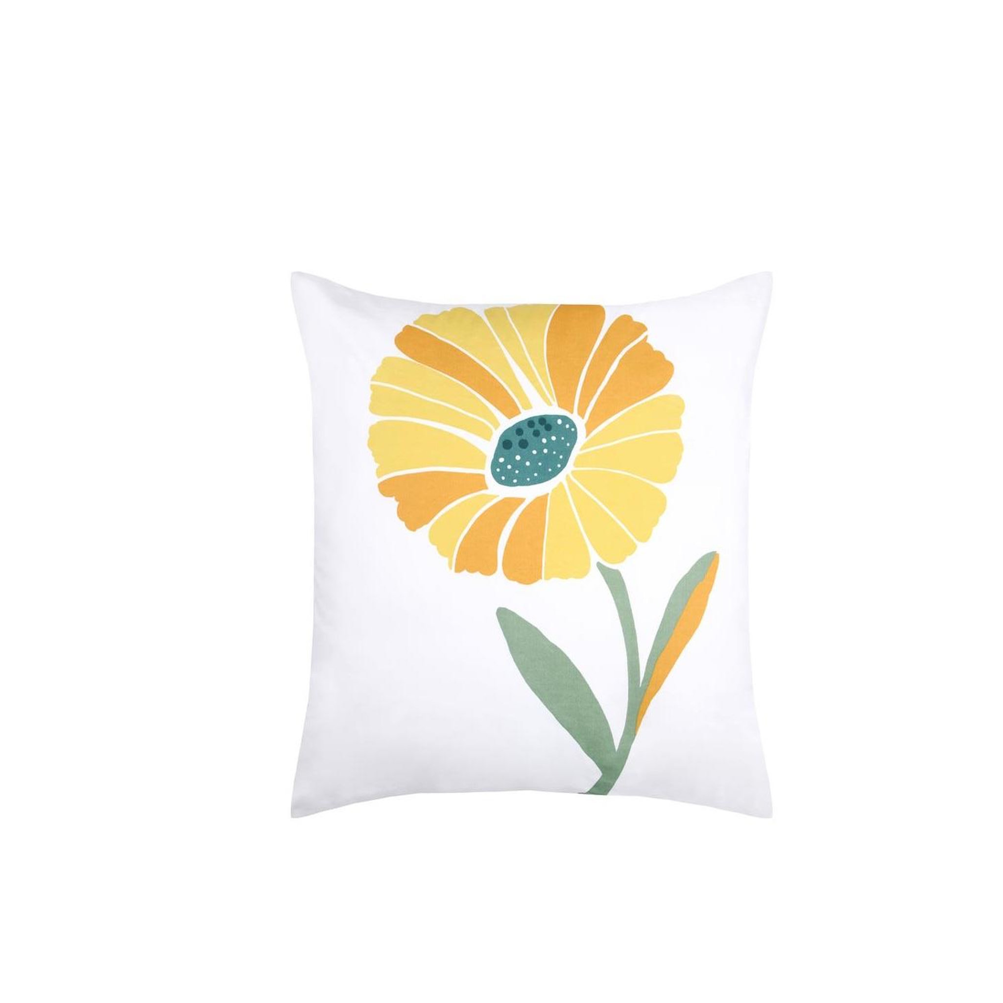 Eden Taie d'oreiller percale de coton motif floral