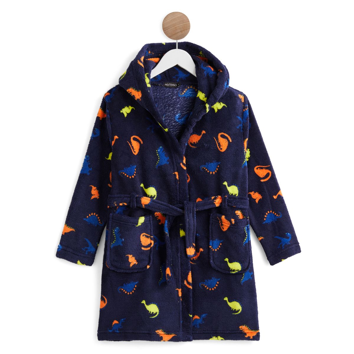 IN EXTENSO Robe de chambre peluche dinosaures garçon