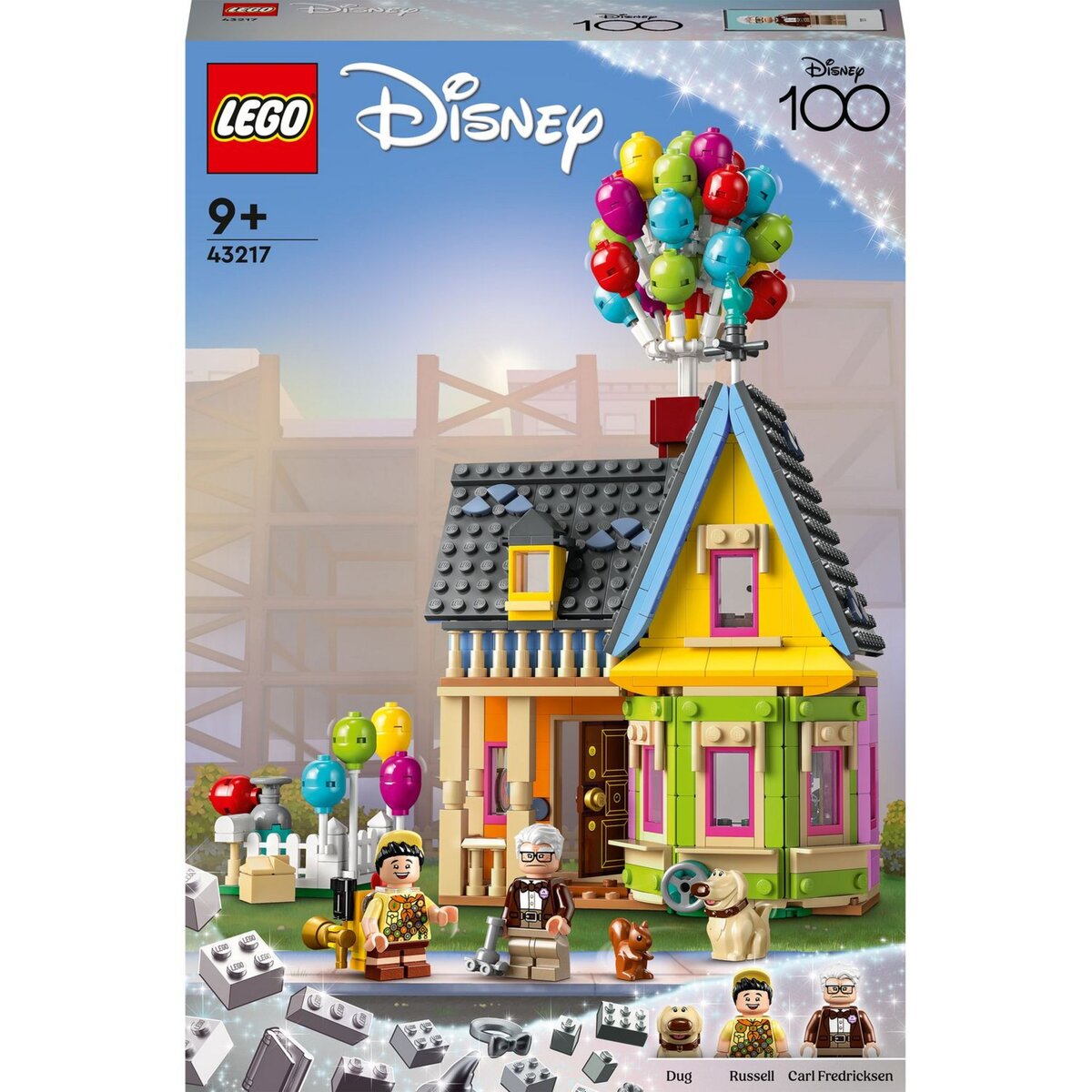 LEGO 43217 Disney et Pixar La Maison de « Là-Haut », Jouet avec Ballons,  Figurines Carl, Russell et Doug, Maquette Collection, 100ème Anniversaire  Disney, Idée Cadeau Iconique : : Jouets