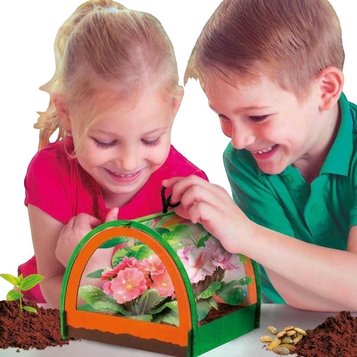 LISCIANI GIOCHI Kit scientifique éducatif Lisciani Giochi - Serre miniature en bois