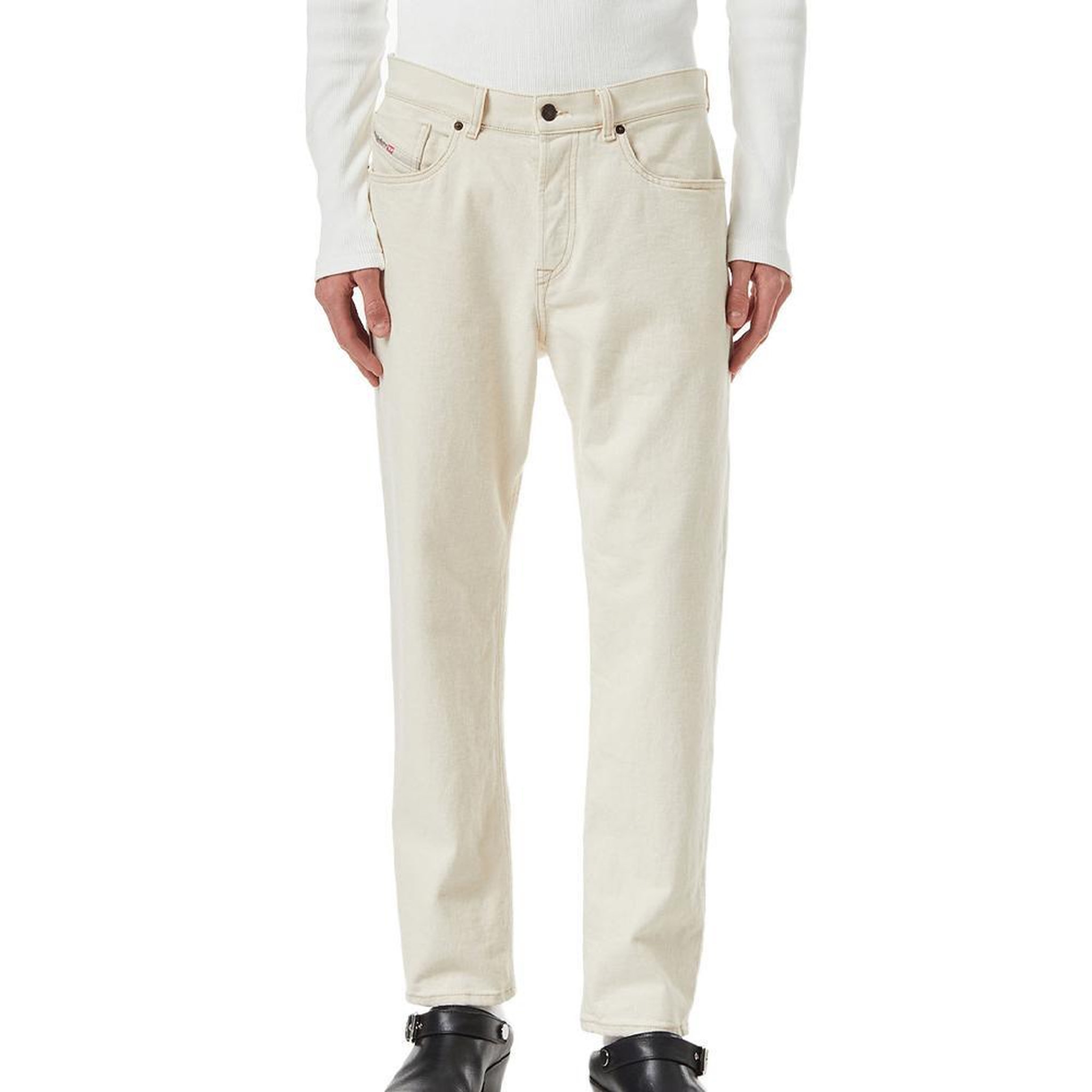 DIESEL Jean Regular  Homme Diesel Fining. Coloris disponibles : Blanc