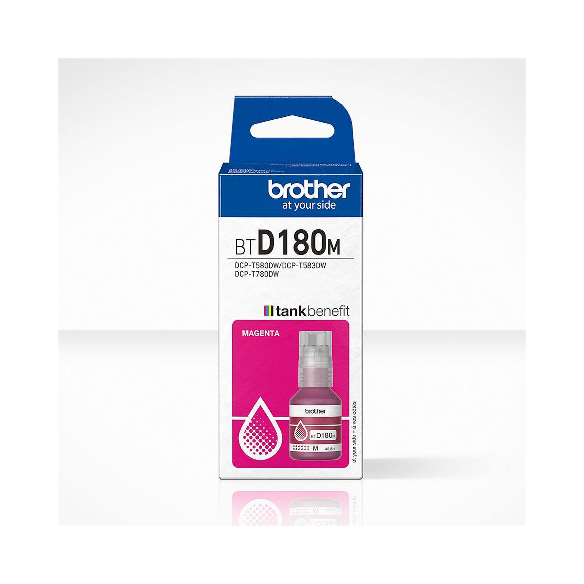 Brother Cartouche d'encre bouteille d'encre btd180 magenta - btd180m