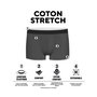 Voir la diapositive 2 : PIERRE CARDIN Lot de 4 boxers homme en coton Basic