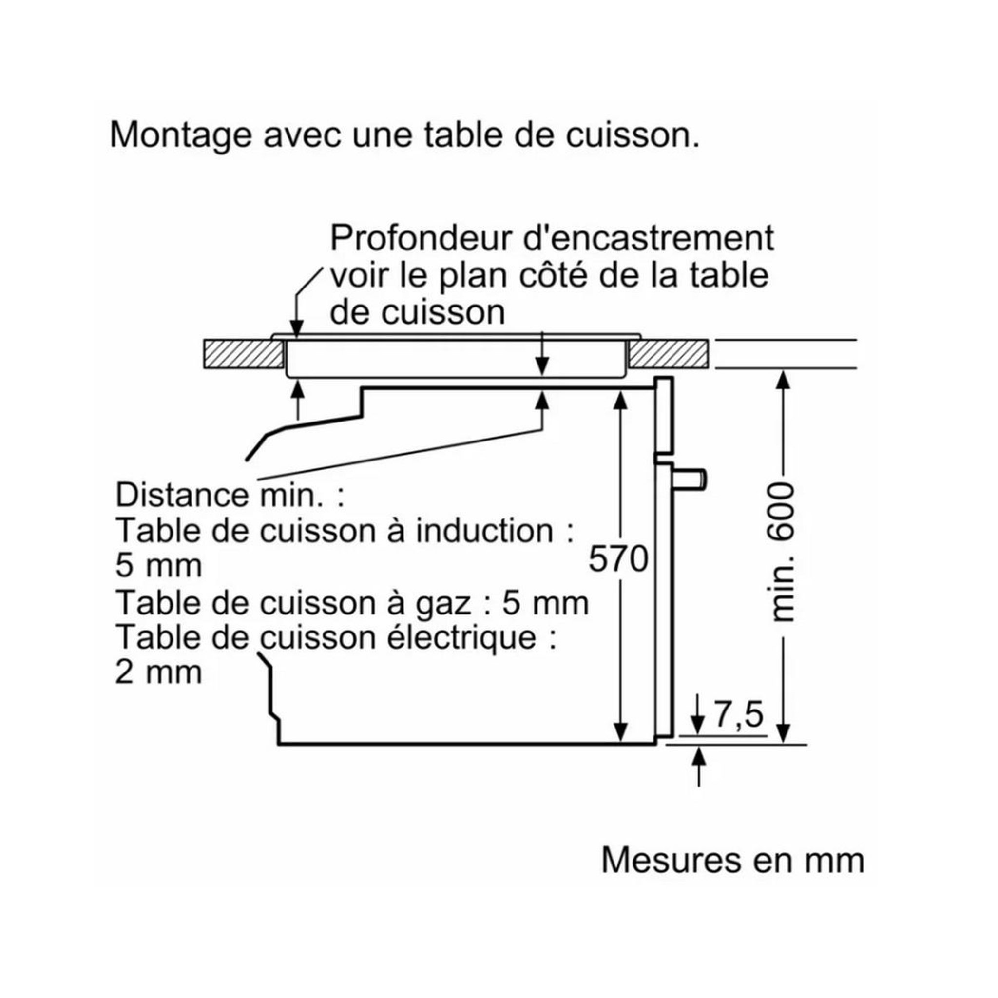 Voir la diapositive 6 : BOSCH Four intégrable 71l 60cm ecoclean - hqa534bb3