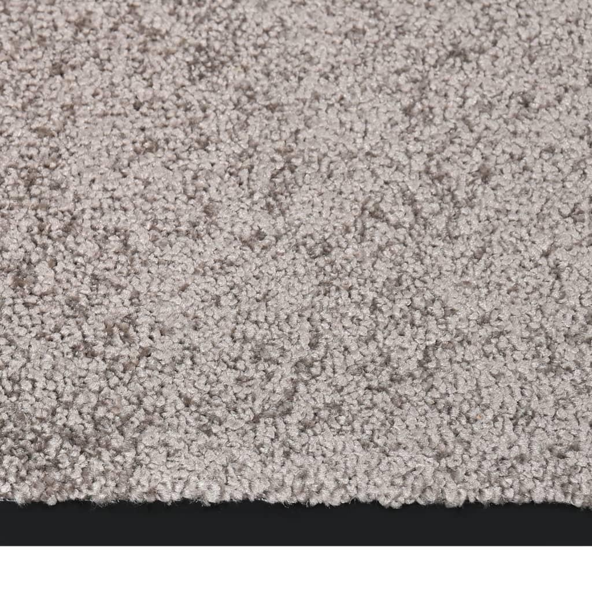 Voir la diapositive 4 : VIDAXL Paillasson Gris 80x120 cm