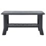 Voir la diapositive 3 : VIDAXL Table basse Anthracite 90x60x46 cm Plastique
