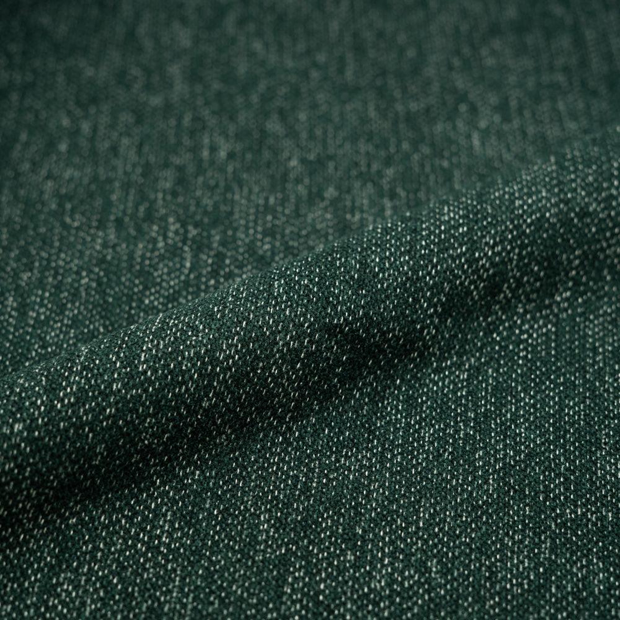 Voir la diapositive 3 : MAISON PAVANE Lot de 2 chaises pour ilot central 64,5 cm en tissu vert sapin-yuna