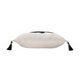 Voir la diapositive 2 : Paris Prix Coussin Déco Pompons  Issey  45x45cm Naturel