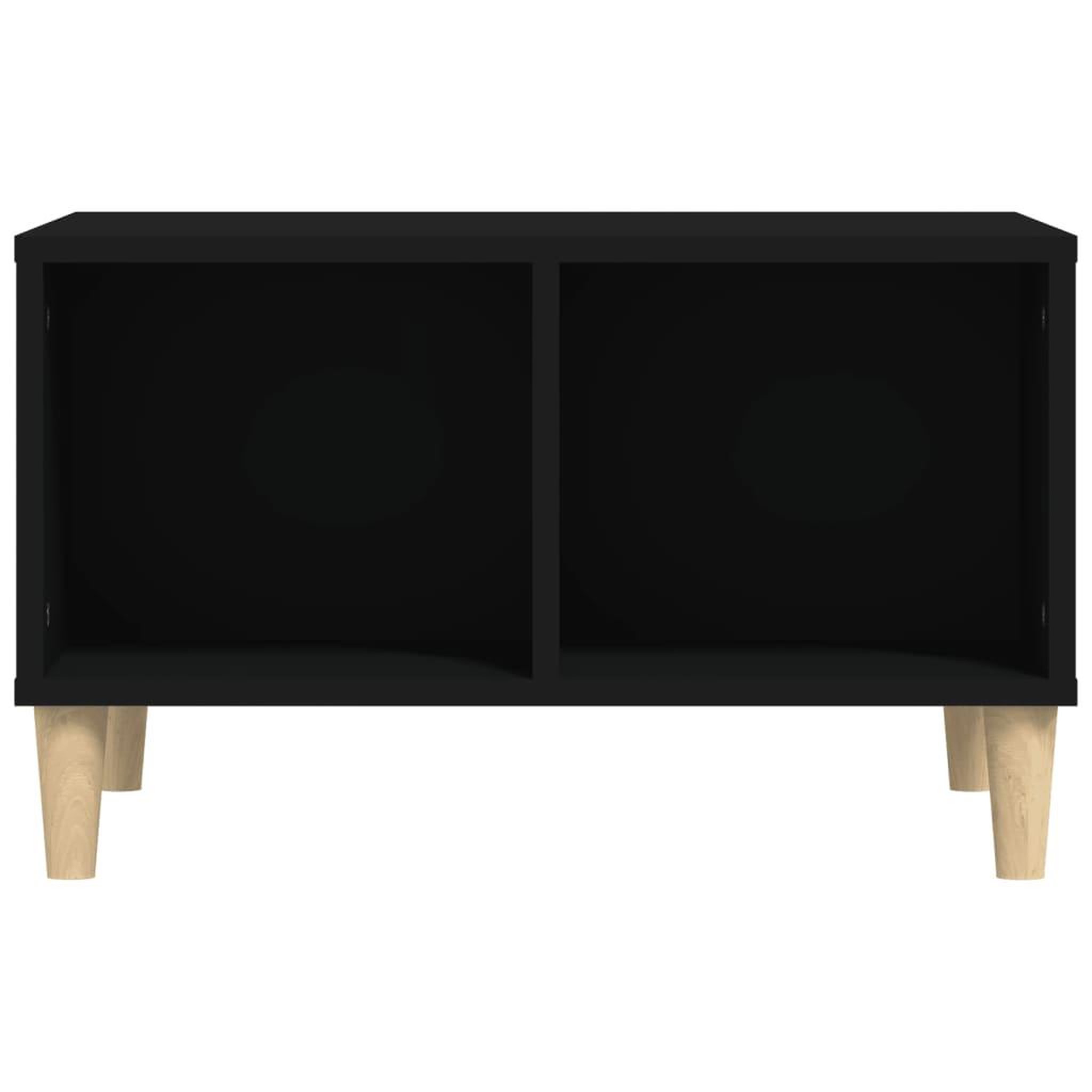 Voir la diapositive 5 : VIDAXL Table basse Noir 60x50x36,5 cm Bois d'ingenierie