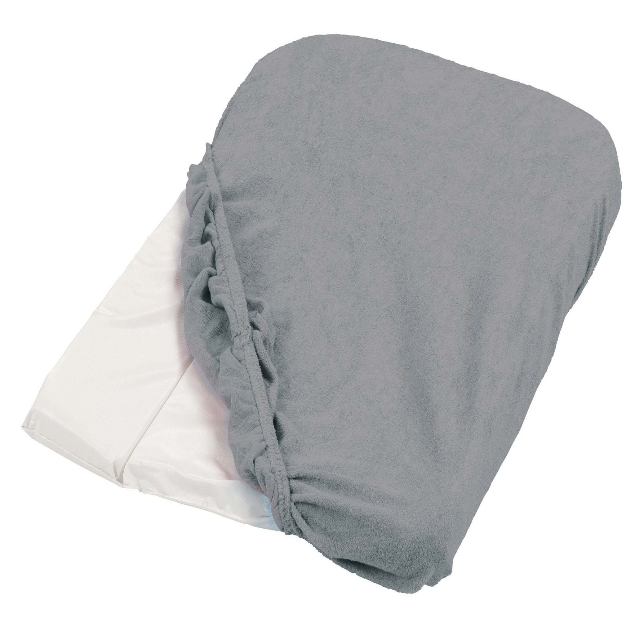 Voir la diapositive 1 : TINEO Lot de 2 housses pour matelas à langer en éponge 60 x 34 cm