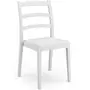 MARKET24 Lot de 4 chaises - ARETA - REA - 51 x 46 x H88 cm - Blanc