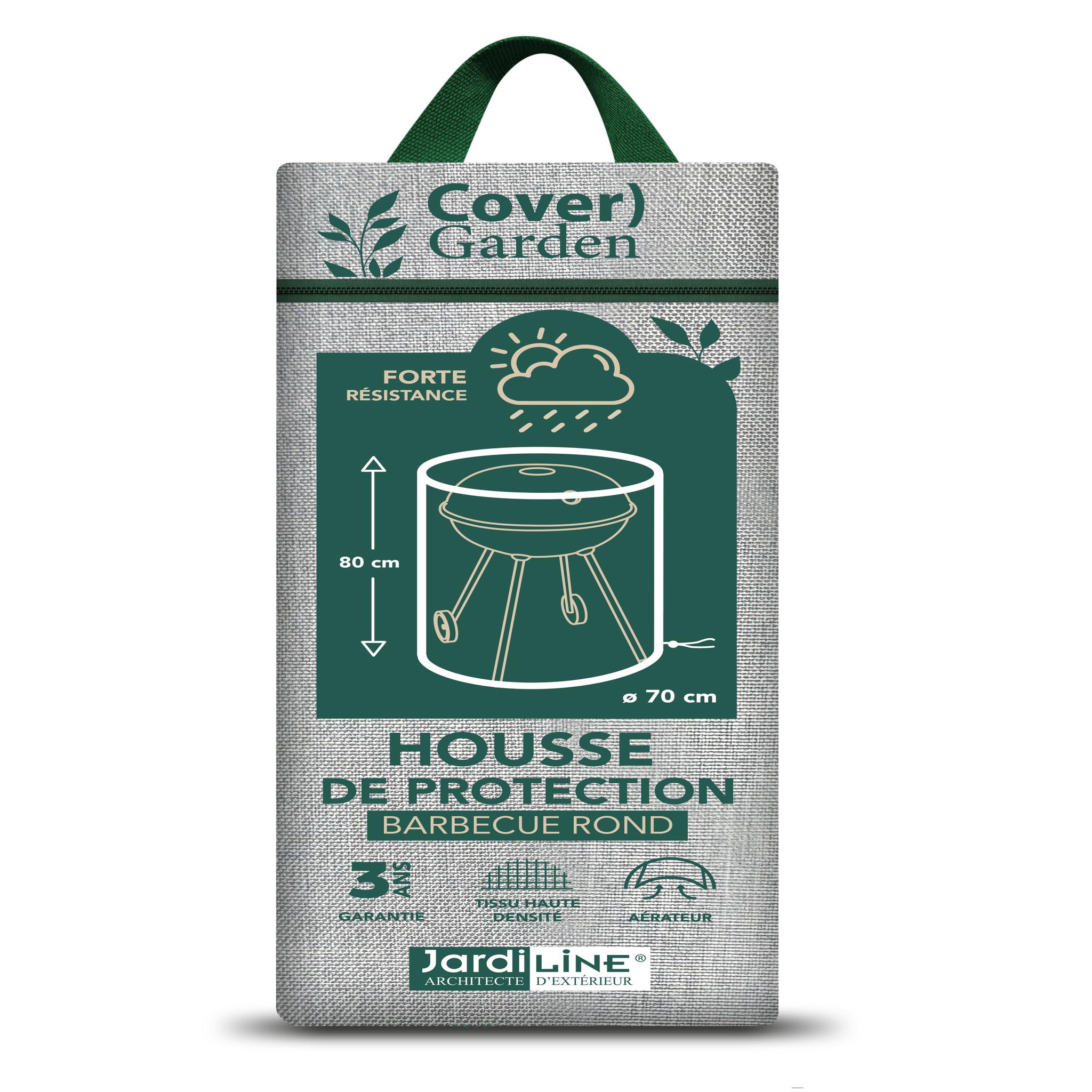 Voir la diapositive 5 : Jardiline Housse cover garden barbecue rond