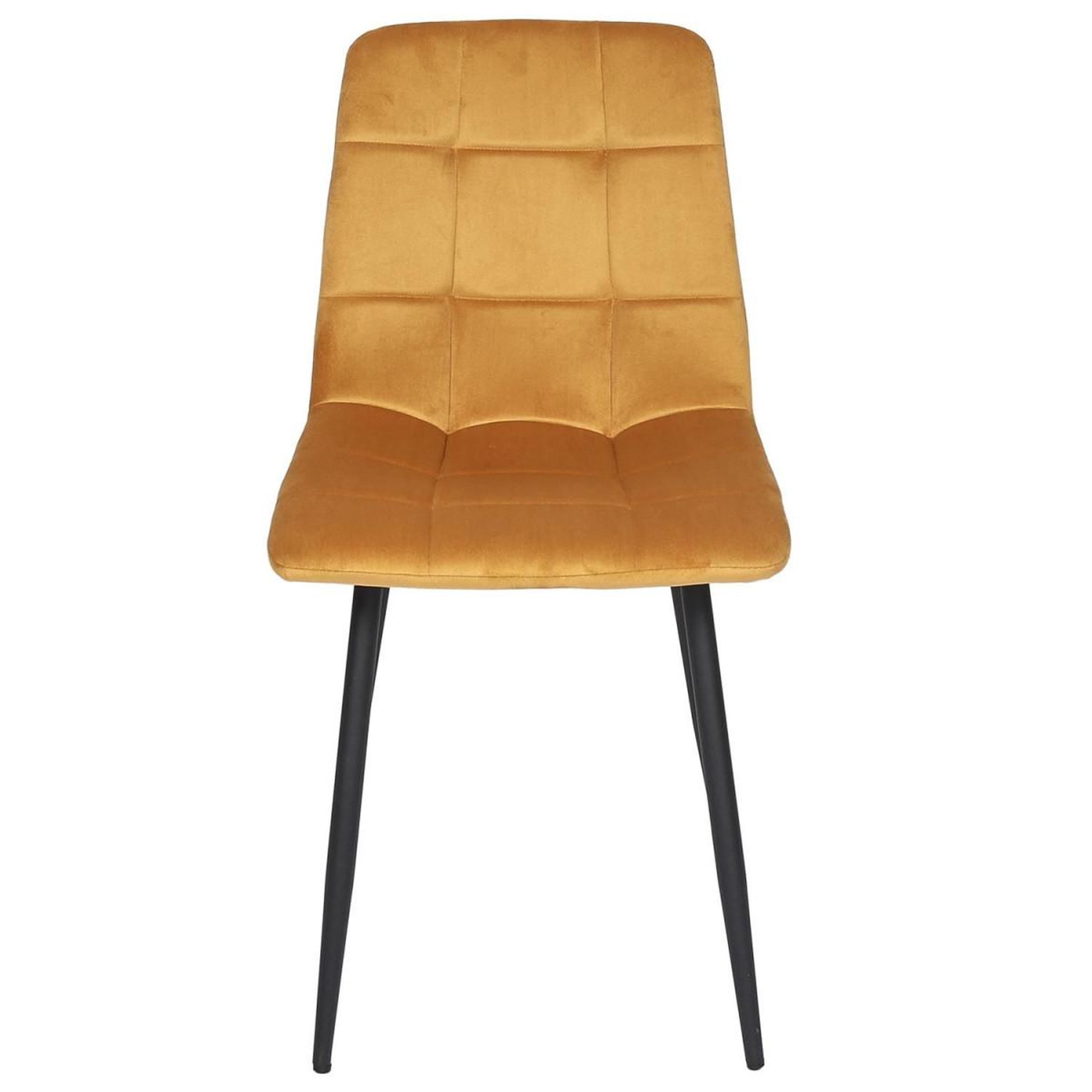 Voir la diapositive 3 : The Home Deco Factory Lot de 4 chaises  mateo  88cm jaune moutarde