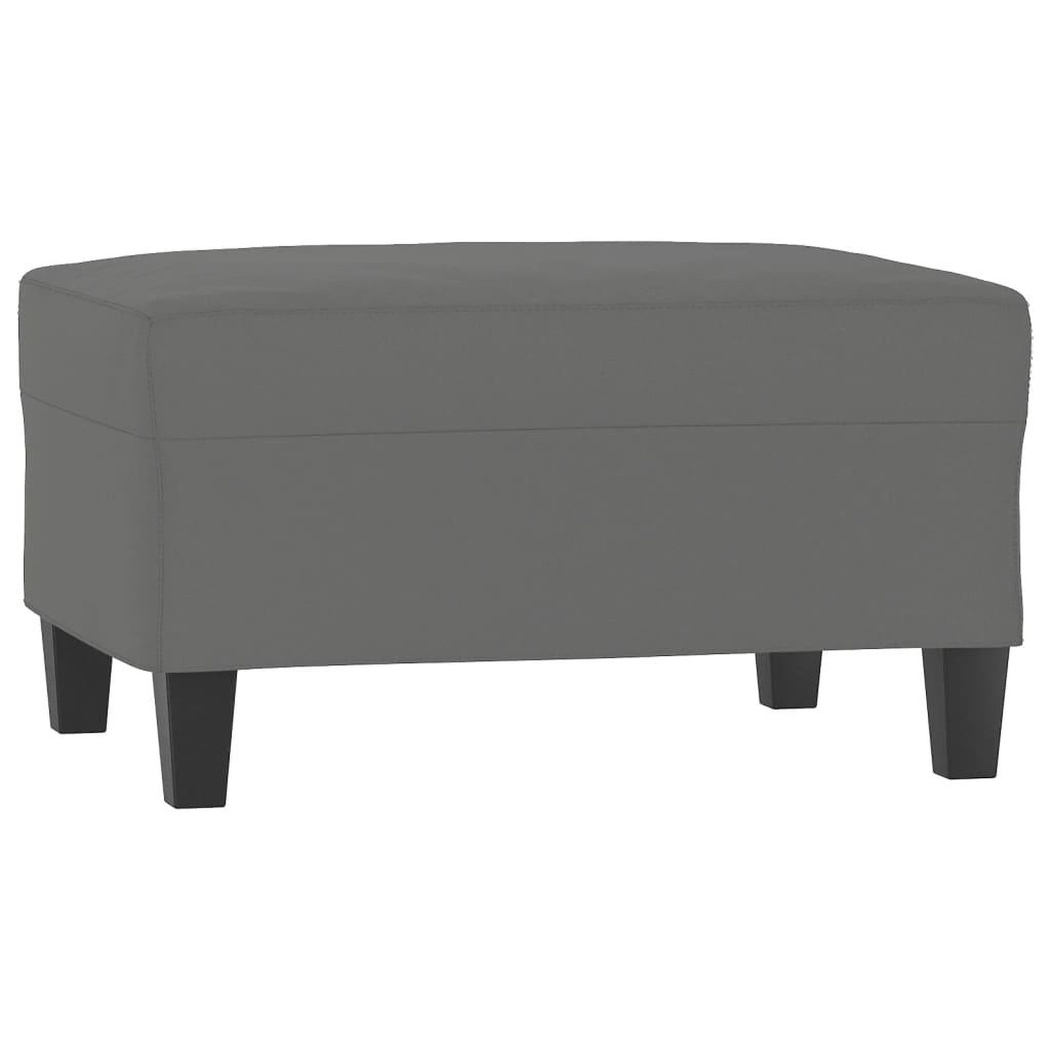 Voir la diapositive 5 : VIDAXL Ensemble de canapes 3 pcs coussins Gris fonce Tissu microfibre