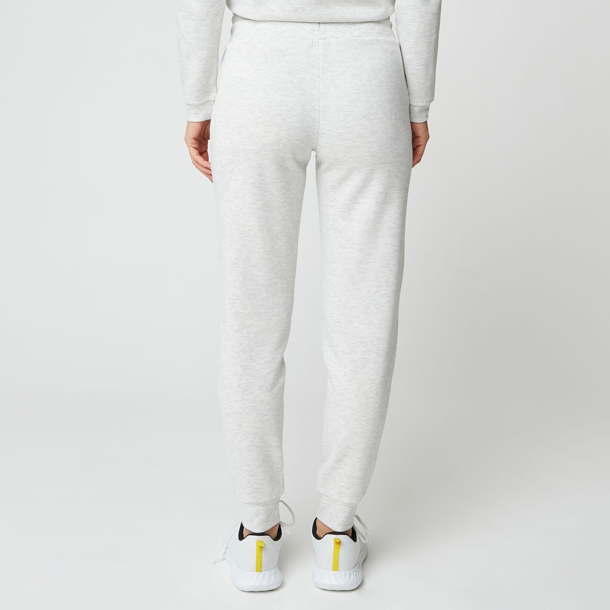 INEXTENSO Pantalon molleton écru femme