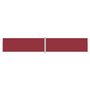 Voir la diapositive 2 : VIDAXL Auvent lateral retractable Rouge 180x1000 cm