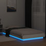Voir la diapositive 4 : VIDAXL Cadre de lit avec lumieres LED sans matelas blanc 90x190 cm