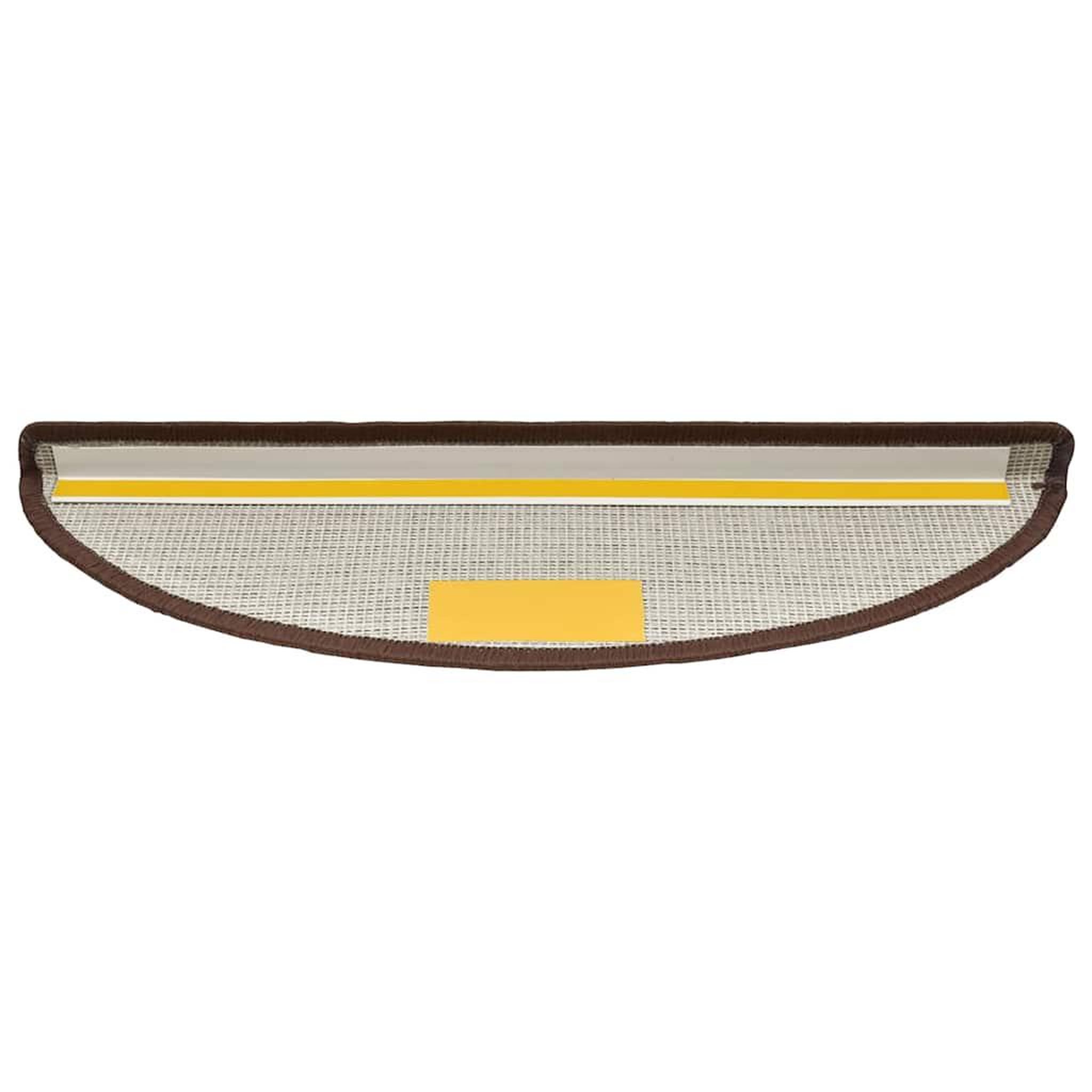 Voir la diapositive 4 : VIDAXL Tapis d'escalier 30 pcs marron cafe 56x17x3 cm