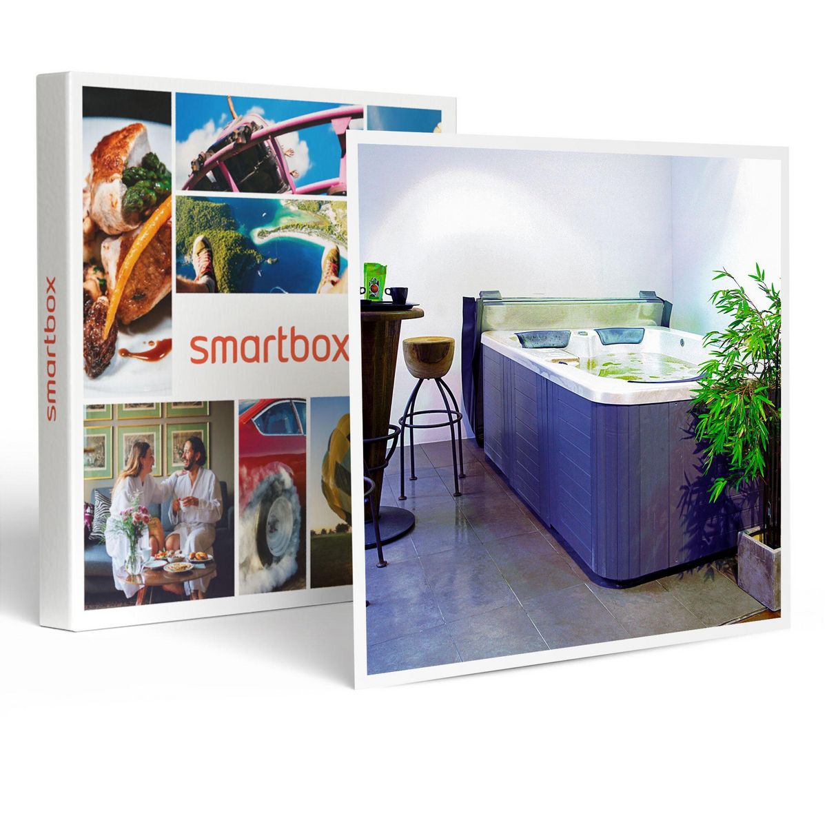 Smartbox Massage relaxant avec accès bain bouillonnant pour 2 personnes à Nîmes - Coffret Cadeau Bien-être