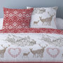Voir la diapositive 2 : Dourev Housse de couette 240x220 Olaf + 2 taies coton flanelle