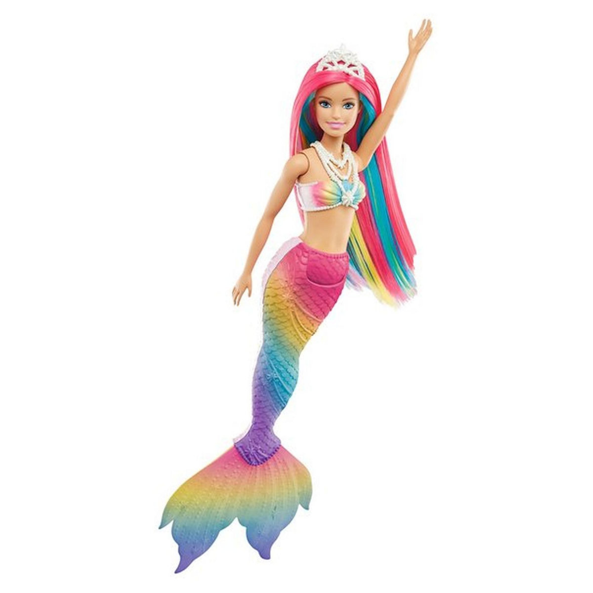 BARBIE Barbie sirène magiques arc-en-ciel