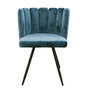 Voir la diapositive 2 : The Home Deco Factory Chaise design effet velours Ariel