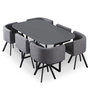 Voir la diapositive 1 : Paris Prix Table de Repas & 6 Chaises Design  Normi  150cm Gris