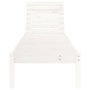 Voir la diapositive 4 : VIDAXL Chaises longues lot de 2 blanc 199,5x60x74cm bois massif de pin