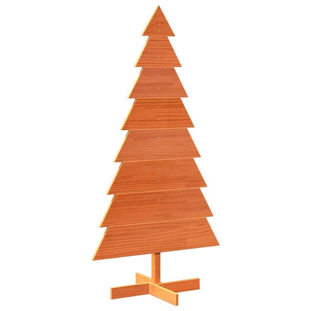 VIDAXL Arbre de Noël en bois pour decoration 150 cm bois de pin massif