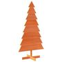 Voir la diapositive 2 : VIDAXL Arbre de Noël en bois pour decoration 150 cm bois de pin massif