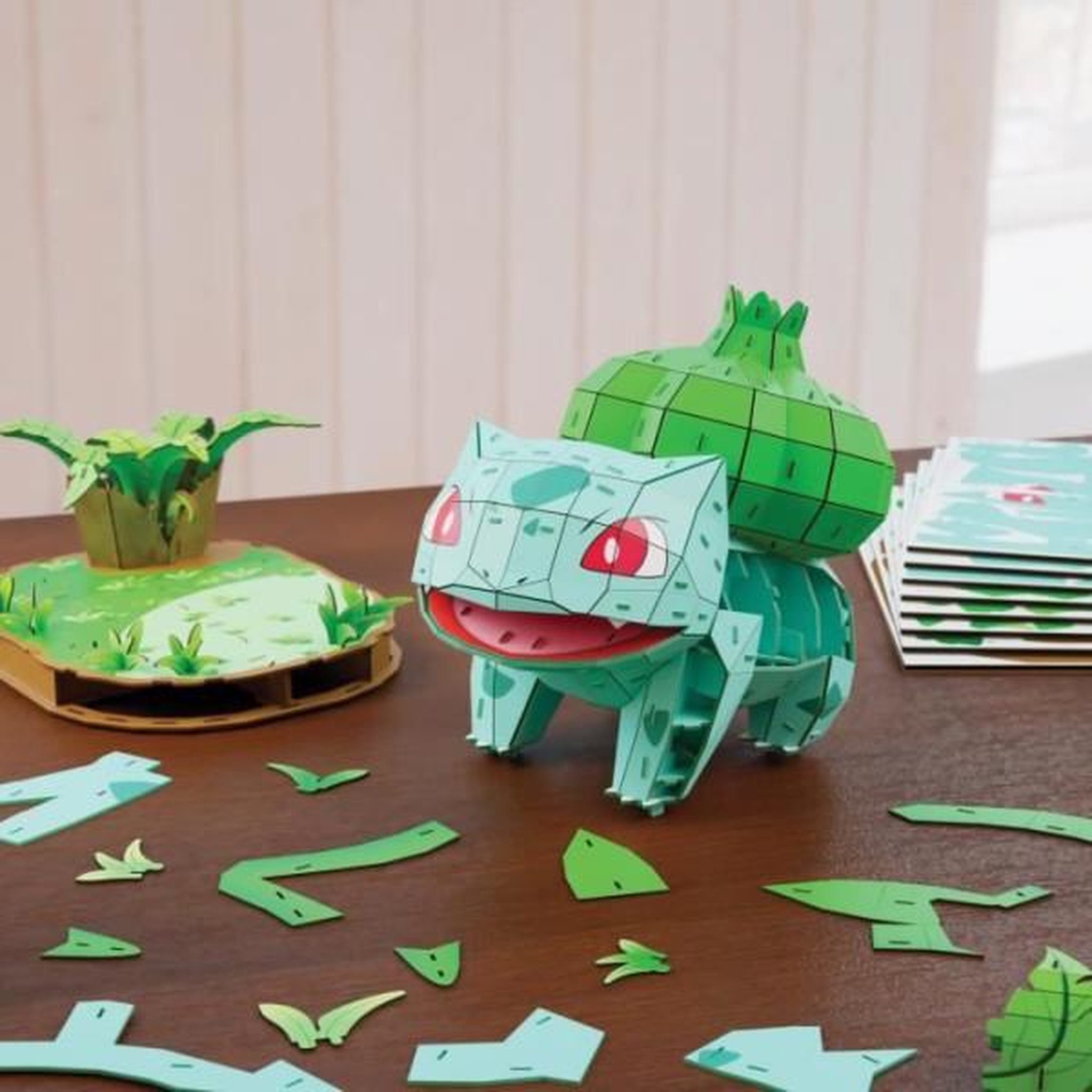 Voir la diapositive 4 : MARKET24 Puzzle 3D 195 pièces 4D Build Bulbizarre Pokémon