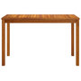 Voir la diapositive 3 : VIDAXL Table de jardin 110x55x67 cm Bois d'acacia solide