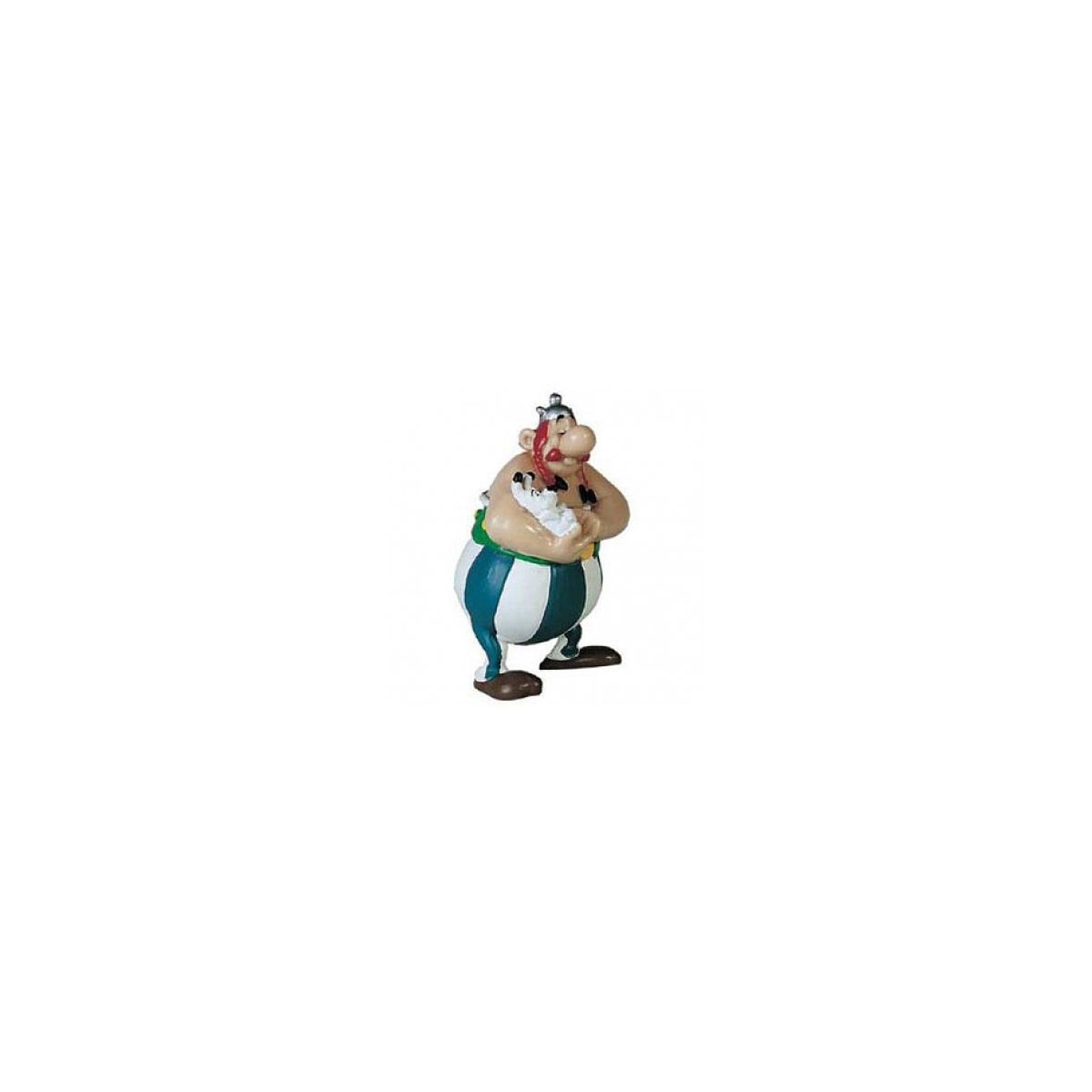 Plastoy Figurine- Obelix Tenant Idefix