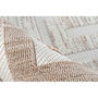 Voir la diapositive 4 : Paris Prix Tapis Tissé Géométrique  Sarai  Marron & Beige