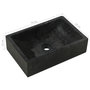 Voir la diapositive 6 : VIDAXL Lavabo 45x30x12 cm marbre noir brillant