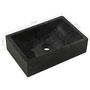 Voir la diapositive 6 : VIDAXL Lavabo 45x30x12 cm marbre noir brillant