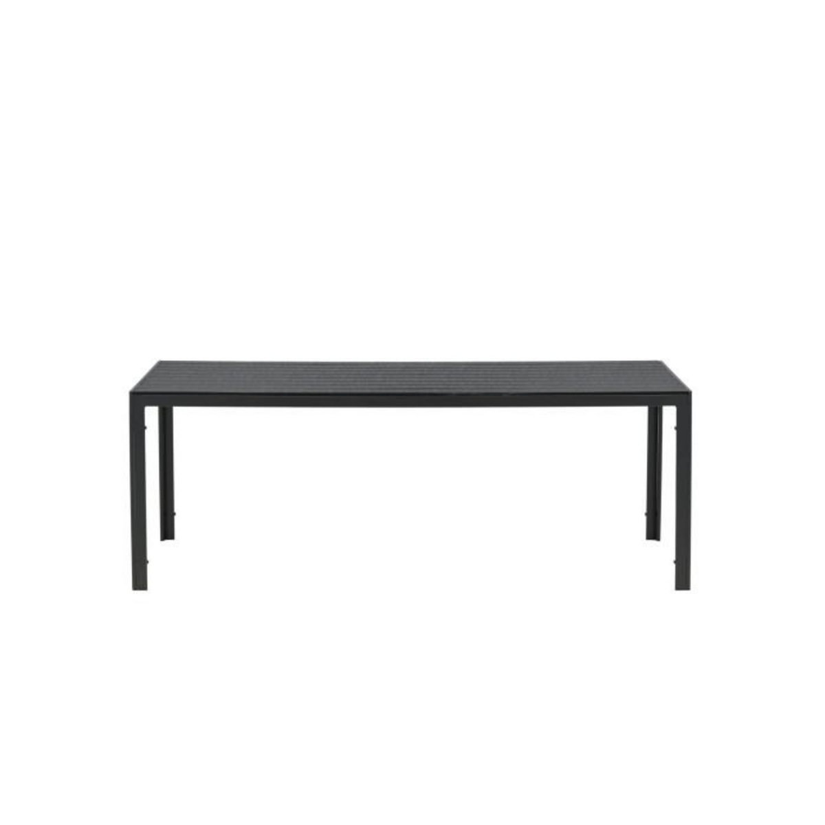 Paris Prix Table de Jardin  Break  205cm Noir